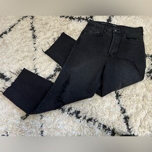 NWOT! WILD FABLE distressed raw hem straight leg jeans